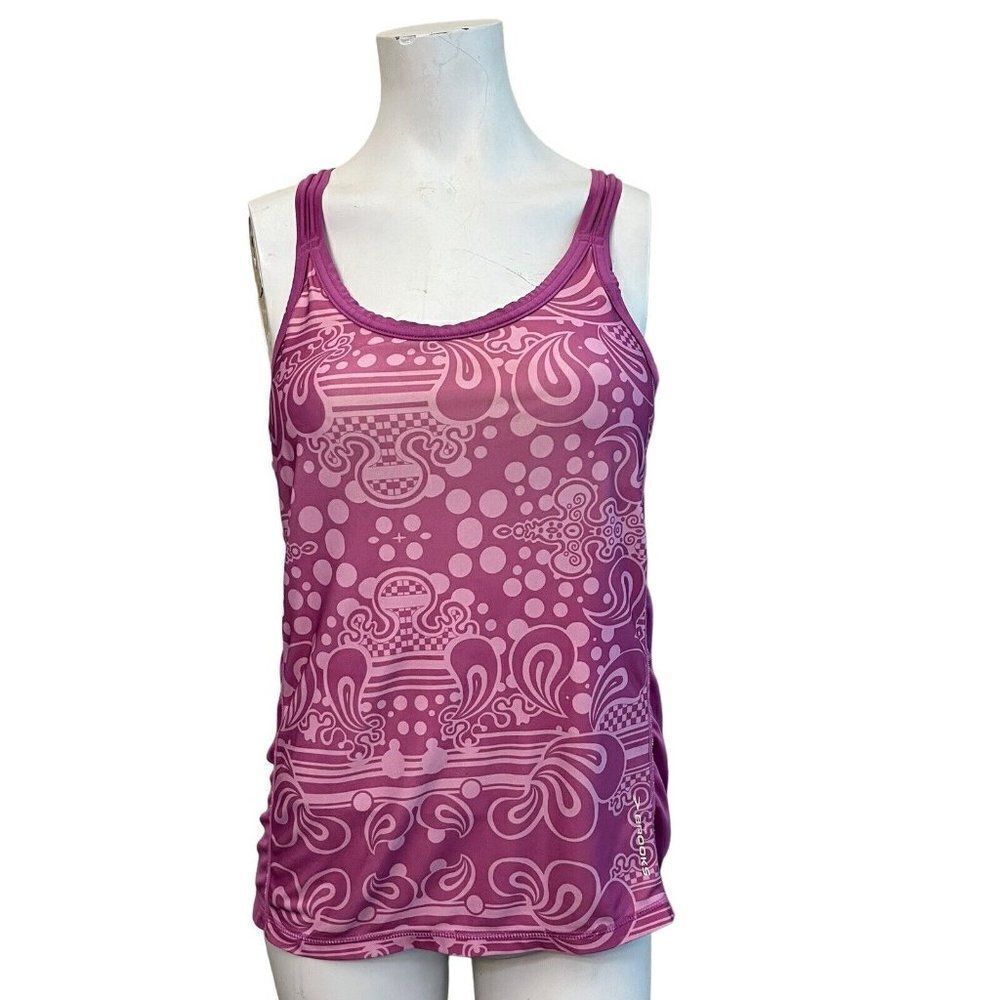 Brooks Pink Patterned Tank Top